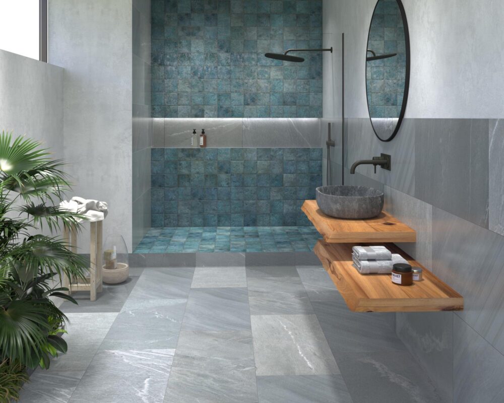 Tahiti Turquoise & Emerald Porcelain Tile