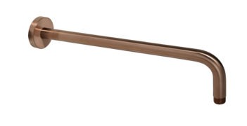 VOS Brushed Bronze Shower Arm, 400mm