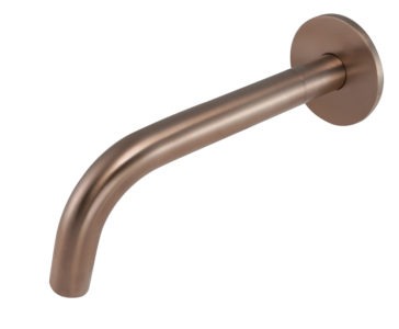 VOS Brushed Bronze Bath / Basin Spout 250mm