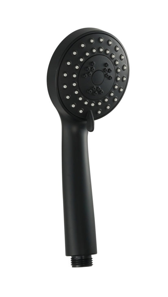 VOS Matt Black Multifunction Shower Handle