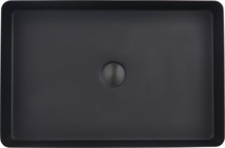 VOS Matt Black Matt Black Grade 316 Stainless Steel Counter Top Basin