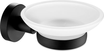 VOS Matt Black Soap Dish