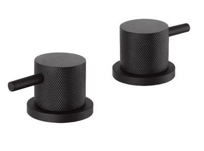 VOS Matt Black Wall Valves