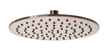 VOS Brushed Bronze Overhead Shower 250