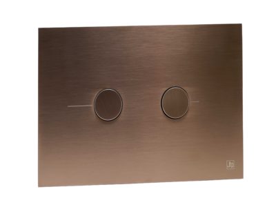 VOS Brushed Bronze Bronze Metal Pneumatic Flush Plate