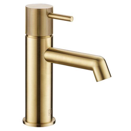 EVO Brushed Brass lever basin mixer