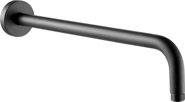 VOS Matt Black Shower Arm, 400mm