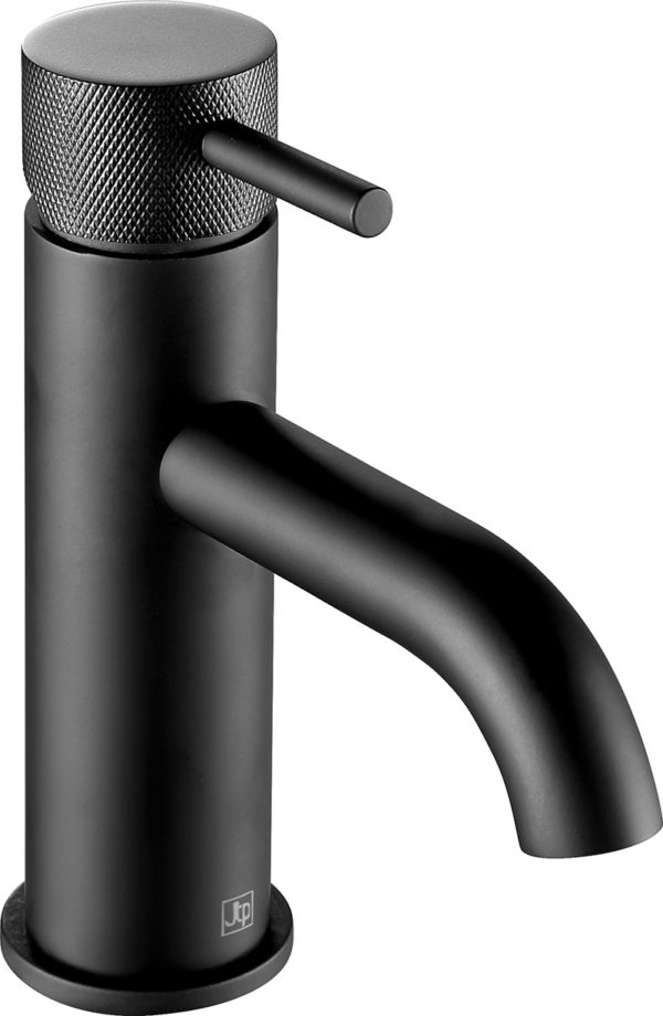 VOS Matt Black Single Lever Basin Mixer, Designer Handle