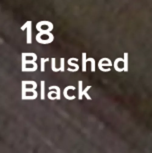 18 Brushed Black