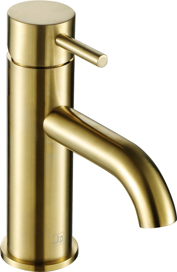 VOS Brushed Brass Single Lever Basin Mixer