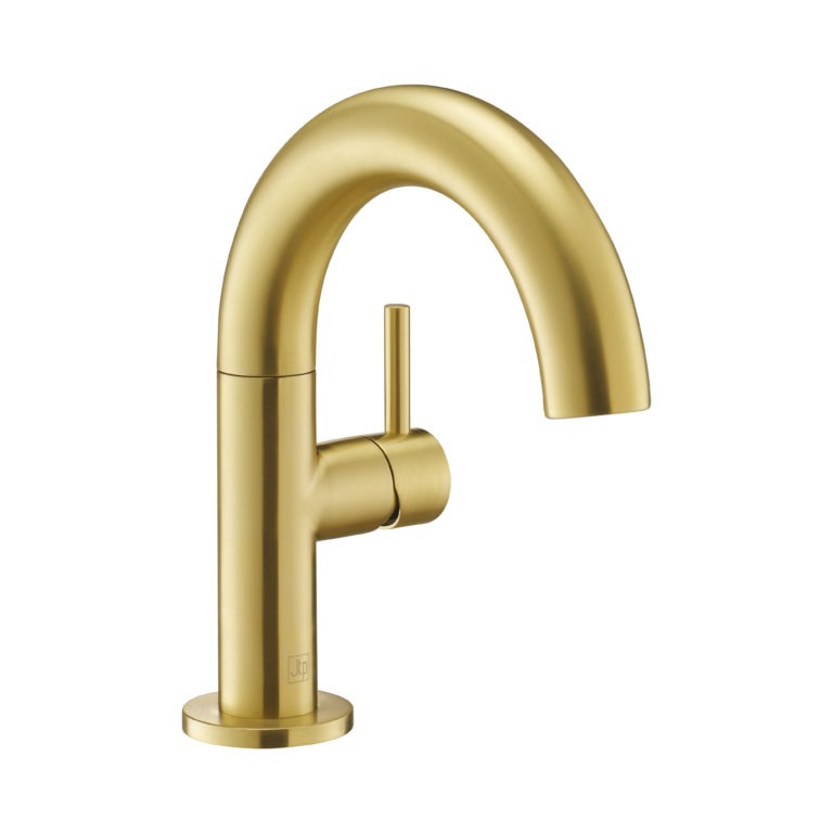 VOS Brushed Brass lever basin mixer