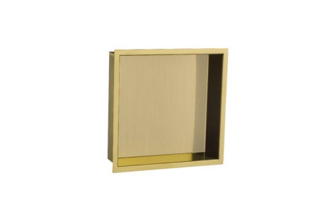 VOS Brushed Brass Brass Shower Niche