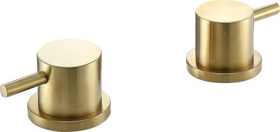 VOS Brushed Brass Panel Valves