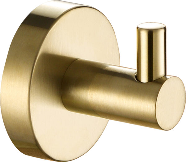 VOS Brushed Brass Robe Hook