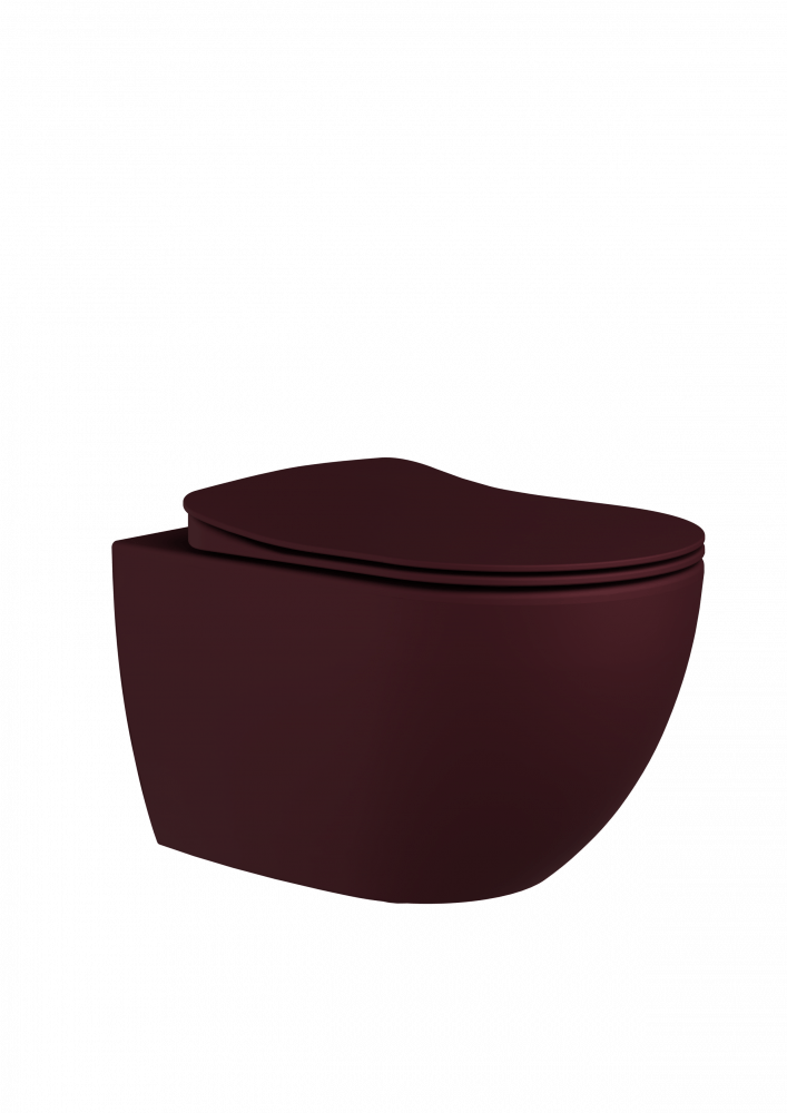 Free Rim-Off Wall Hung Pan - Berry