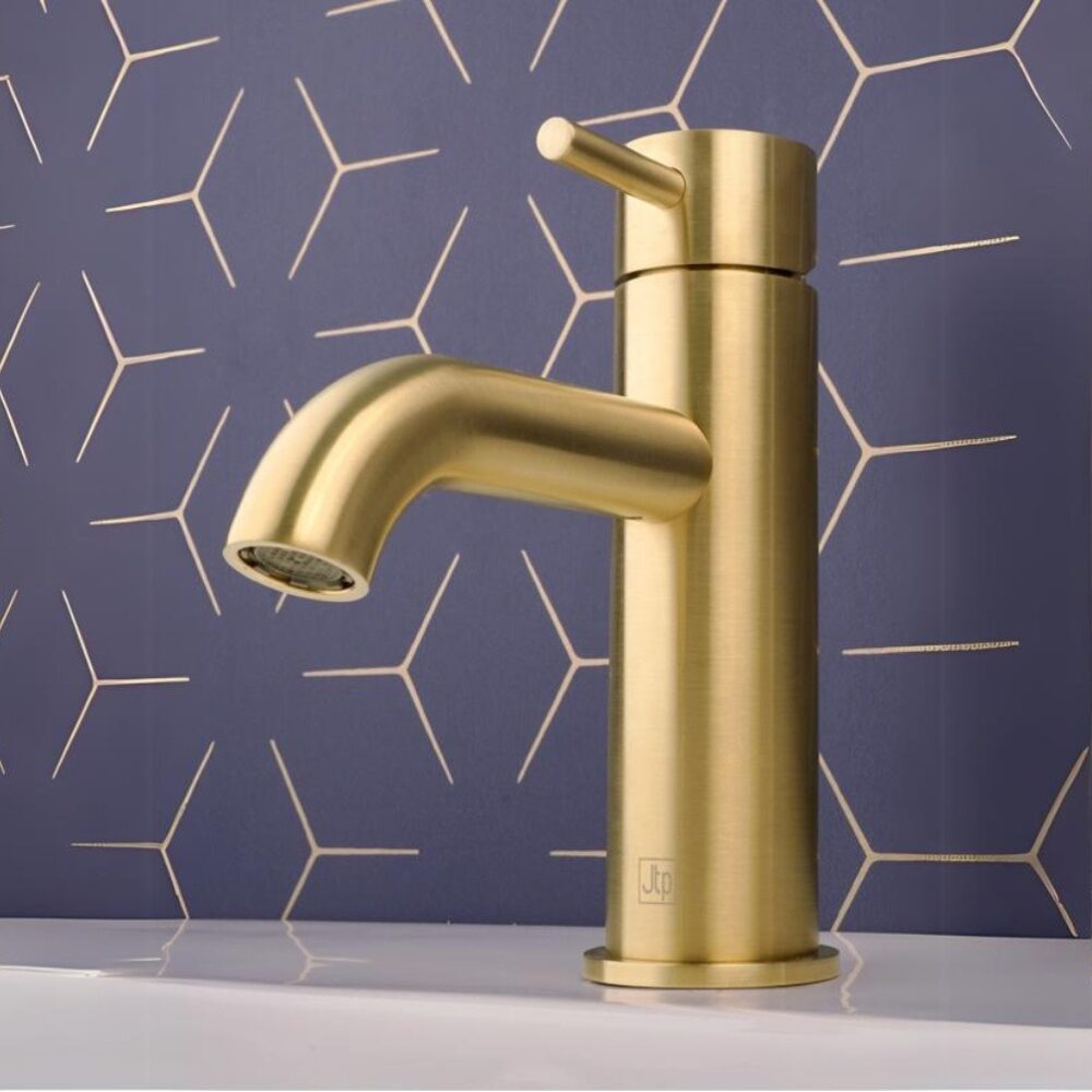 VOS Brushed Brass Taps By JTP