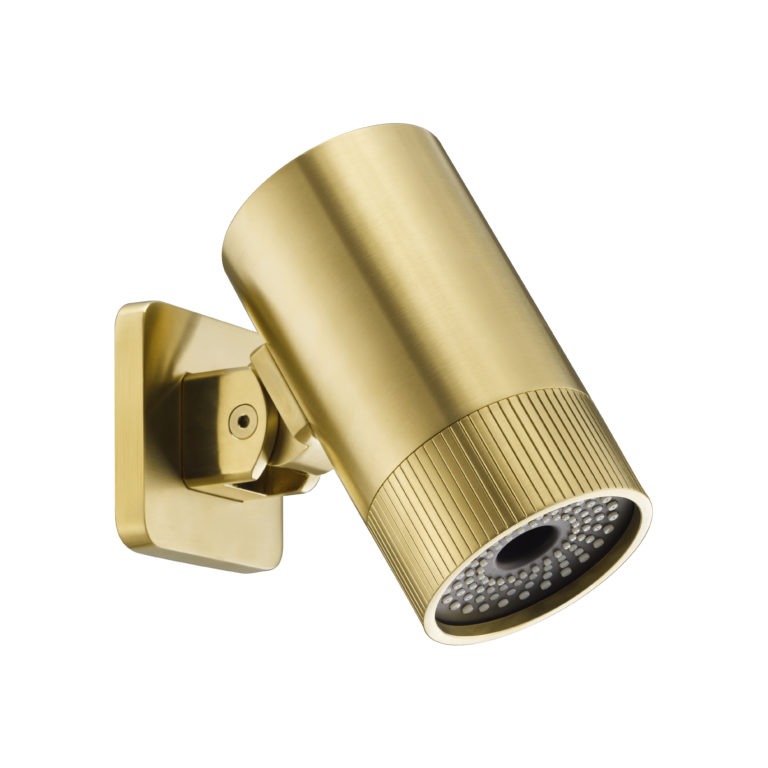 VOS Brushed Brass Shower Head