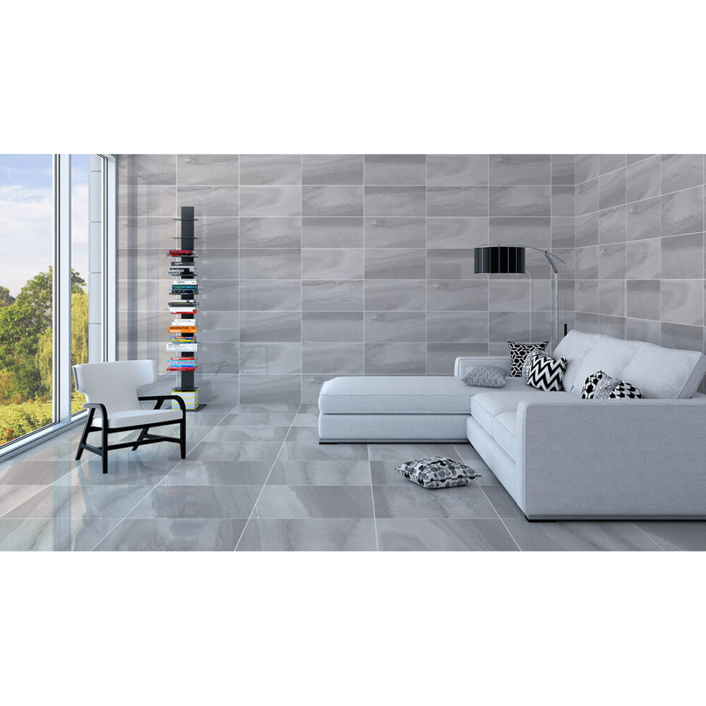 Dazzle Urbano Gris Sugar Porcelain Tiles