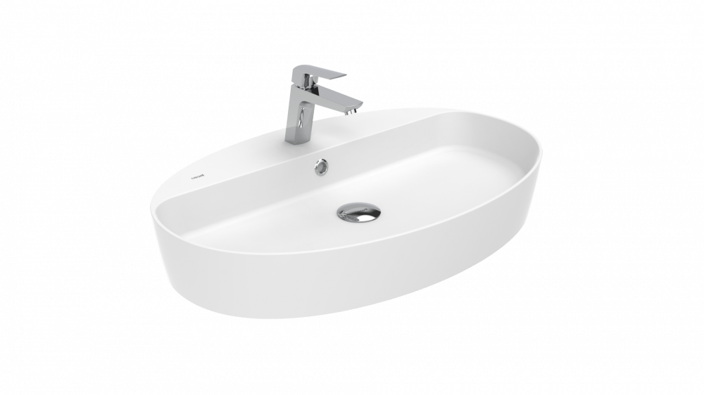 Loop Oval Bowl Washbasin 40x70 cm