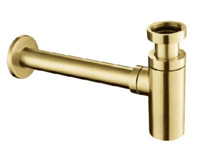 VOS Brushed Brass Bottle Trap